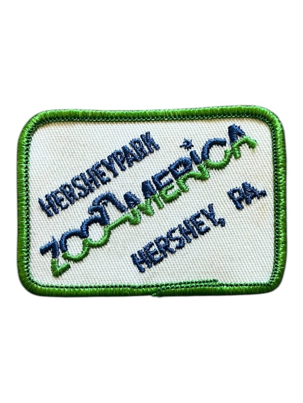 Vintage Hersheypark ZooAmerica Hershey PA Souvenir Embroidered Patch